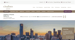 Desktop Screenshot of citadines.com.au